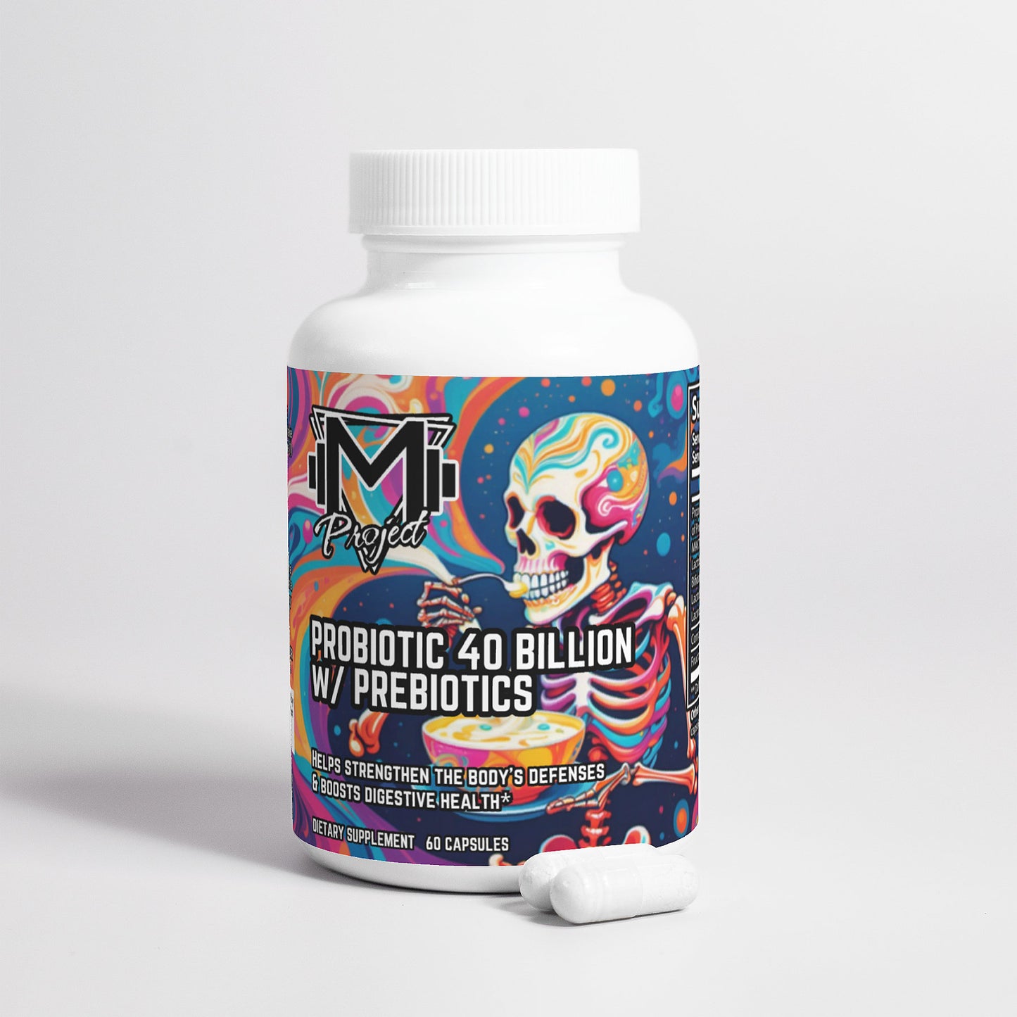 Probiotic 40 Billion w/ Prebiotics by Project M