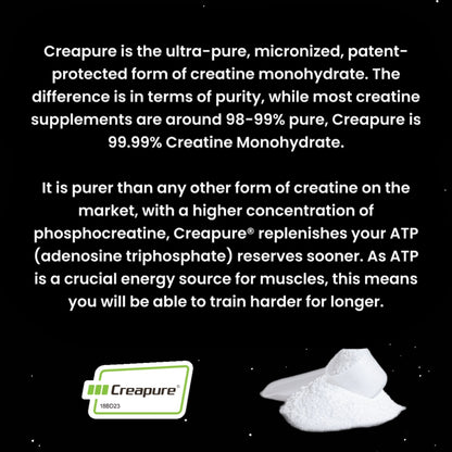 CREAPURE Creatine Monohydrate 5g 50 Servings by Project M