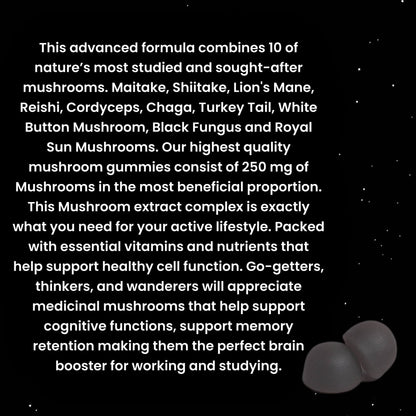 Mushroom Extract Complex Gummies by Project M