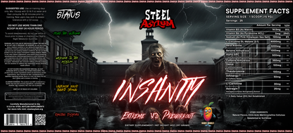 Insanity Pre-Workout V2 by Steel Asylum