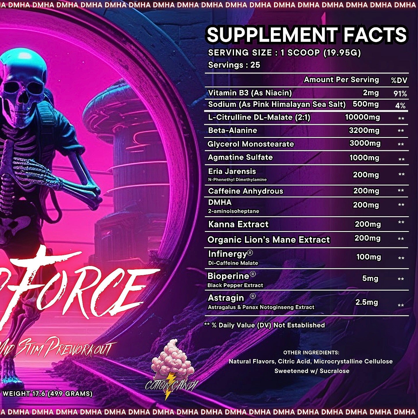 Speedforce Extreme High Pump Mid Stim Pre-Workout by Project M