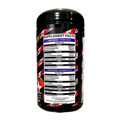 MINDBENDER 7.0 Nootropic High Stim Pre-Workout w/ Creapure - 40/20 Serving