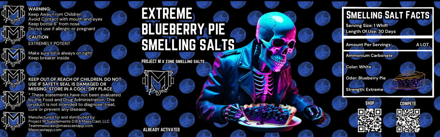 Extreme Blueberry Pie Smelling Salts by Project M