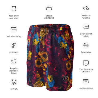 Aztec Mass Cast Mesh Shorts